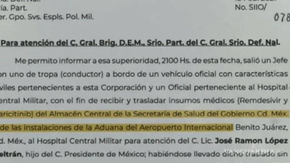 $!Recibió hijo de AMLO atención privilegiada durante pandemia