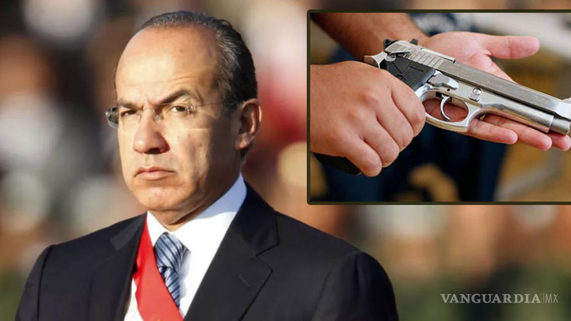 Felipe Calderón cargaba arma de fuego cuando AMLO lo dejó 4 meses sin seguridad