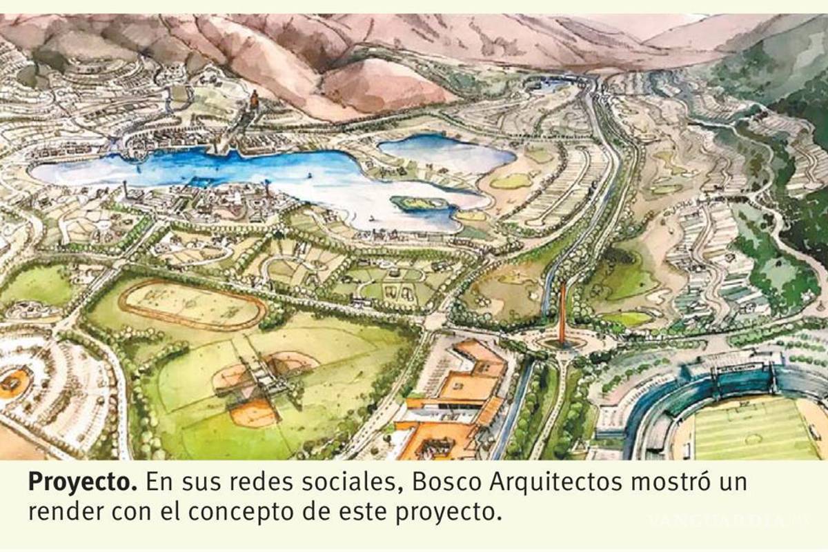 $!Presentan plan de ‘mini ciudad’ en la sierra, en límites de Arteaga y Nuevo León; tendrá 7 mil viviendas y un estadio