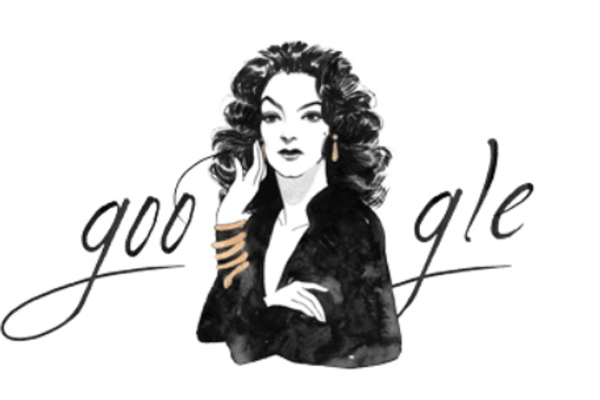 Google rinde tributo a María Félix en 104 aniversario de su nacimiento