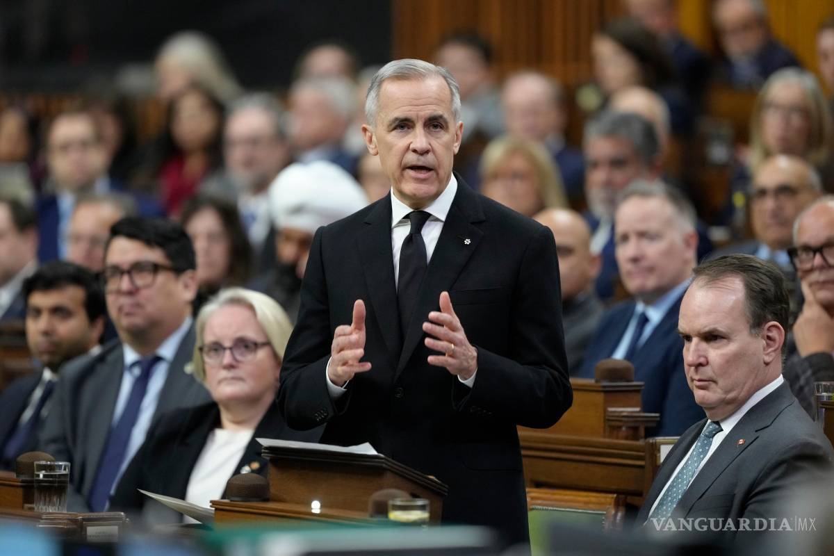$!El primer ministro Mark Carney habla en la Cámara de los Comunes en Ottawa.