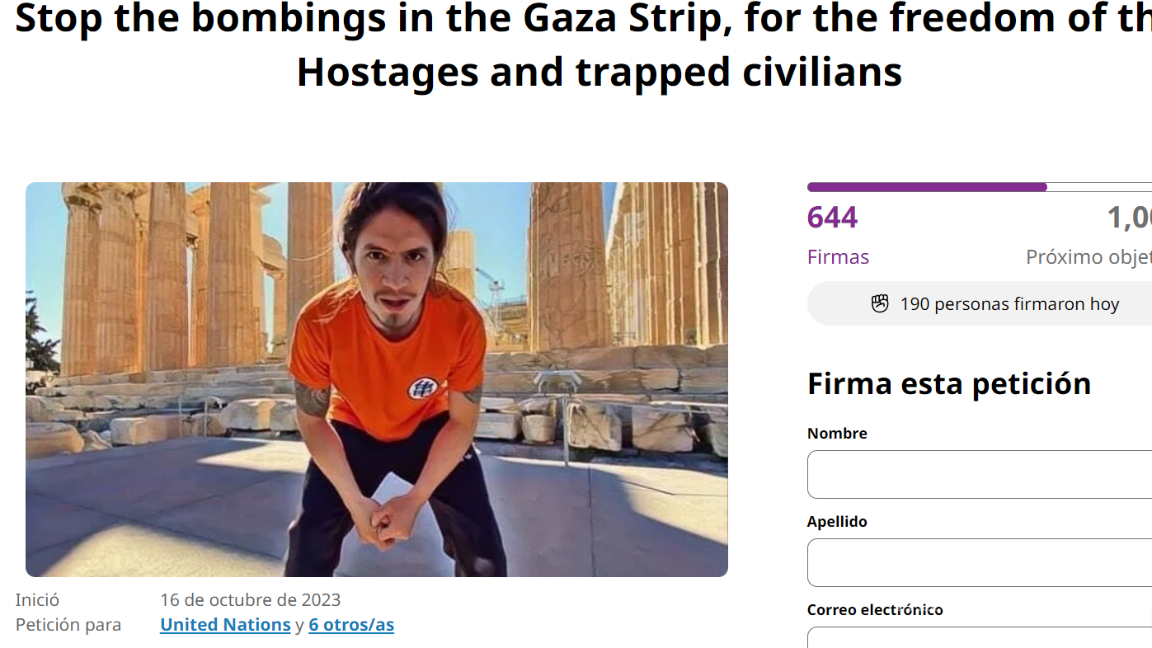 $!Exigen a Israel que cese al fuego para negociar libertad de Ilana y Orión