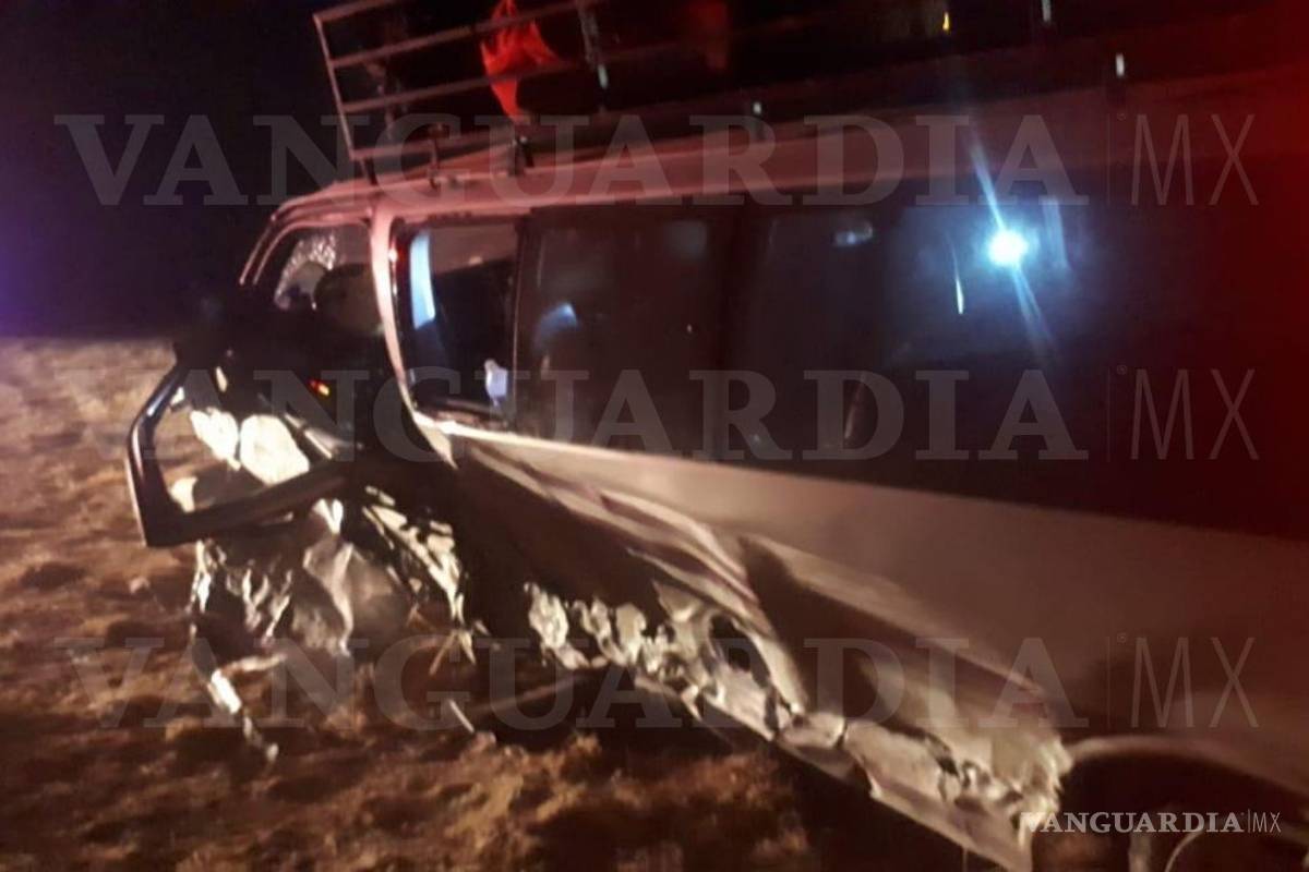 Paisano causa trágico accidente en la carretera Saltillo-Monclova