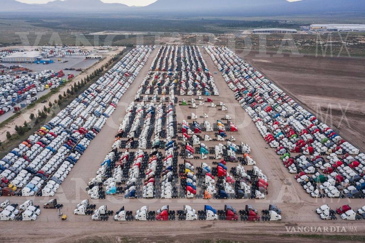 Coahuila: Así lucen miles de autos parados por falta de chips en Saltillo y Ramos Arizpe