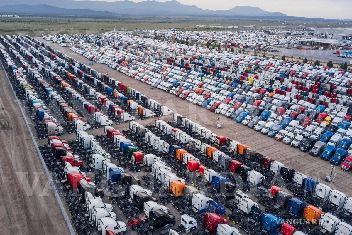 Coahuila: Así lucen miles de autos parados por falta de chips en Saltillo y Ramos Arizpe