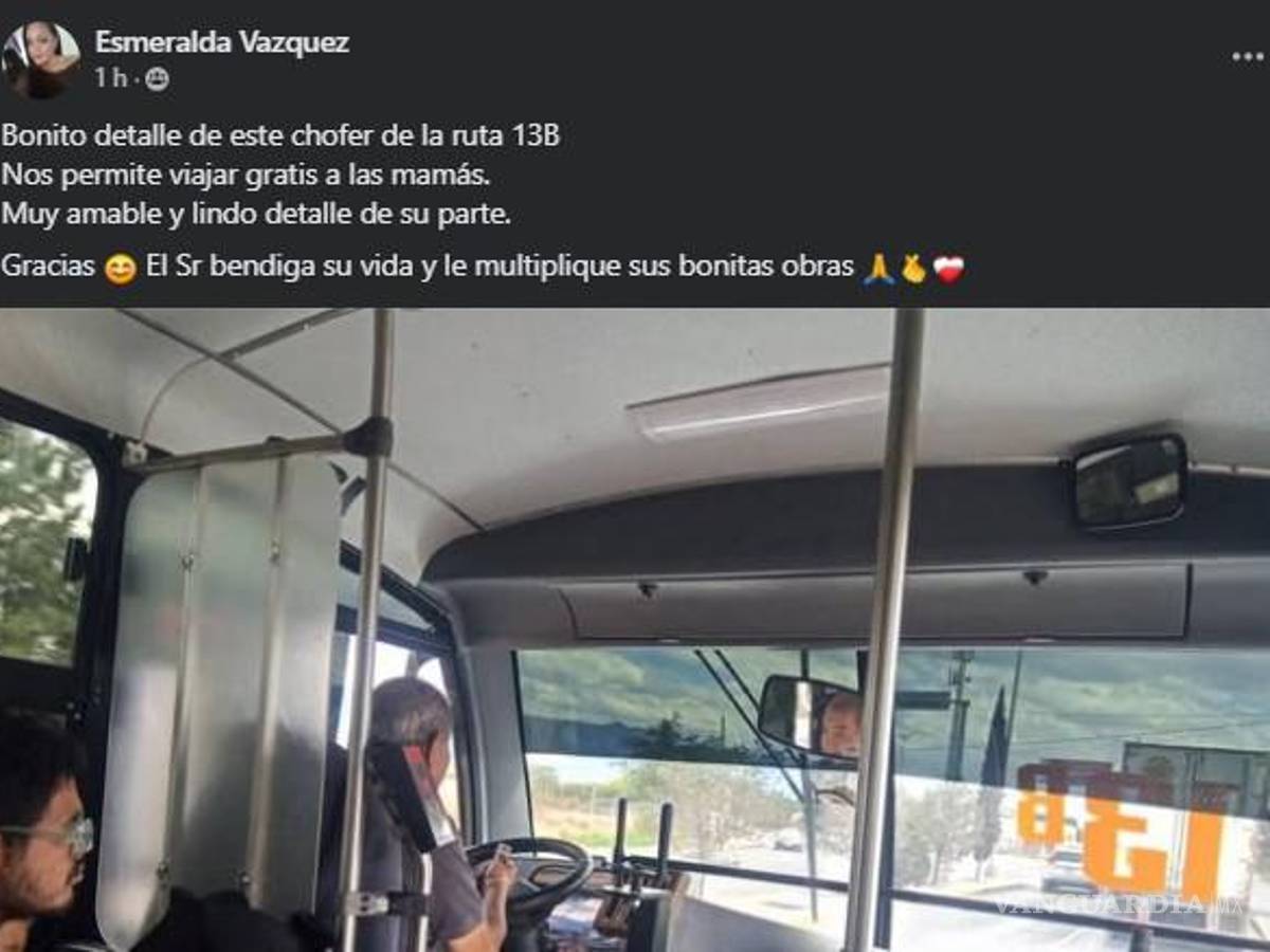 $!El 10 de mayo, las unidades de la ruta 13B ofrecieron pasaje gratuito a las madres como muestra de reconocimiento, gesto que fue celebrado por las usuarias en redes sociales.