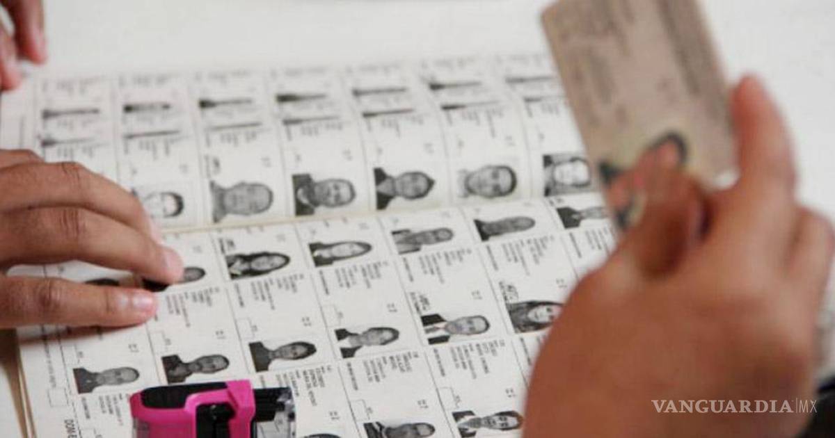 ‘Rasura’ INE a mil 180 coahuilenses de la lista nominal