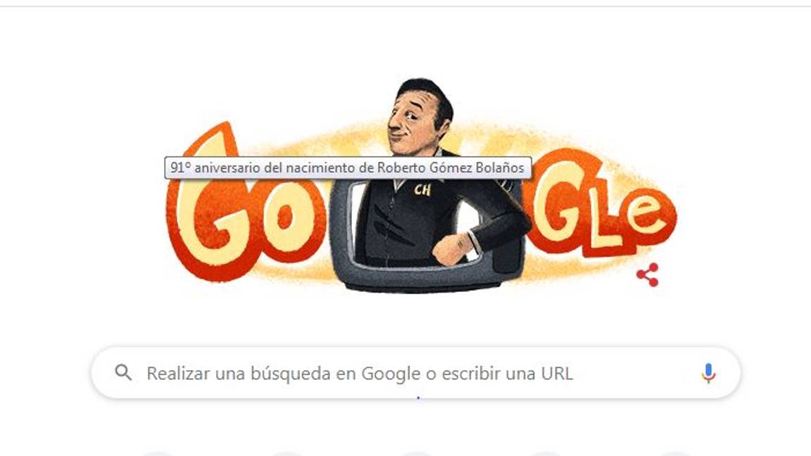 $!¿Por qué el doodle de ‘Chespirito’ revela el lado oscuro de Roberto Gómez Bolaños?