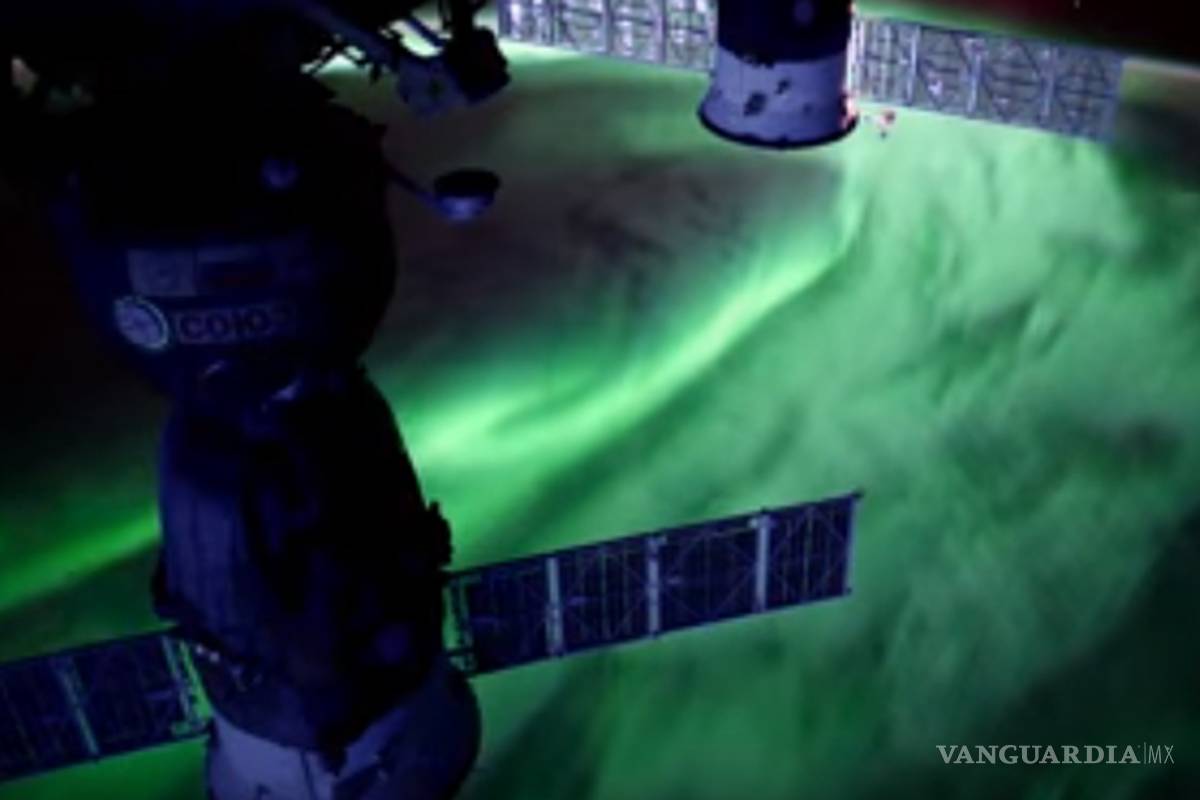 Así se ven las auroras boreales desde el espacio (VIDEO)