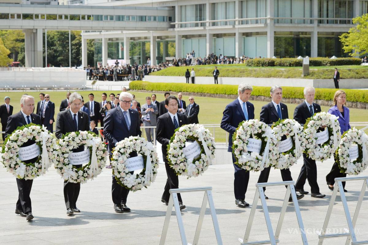 Kerry, primer secretario de Estado de EU que visita Hiroshima