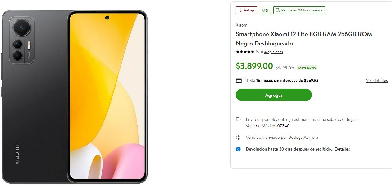 $!Samsung, iPhone, Honor... Estos son los smartphones con los mejores descuentos en Bodega Aurrera