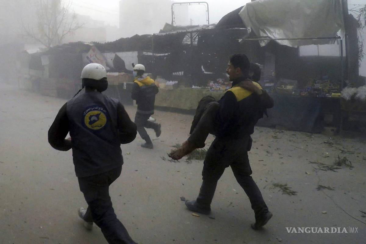 Acusan Cascos Blancos al Gobierno de Siria de usar gas venenoso