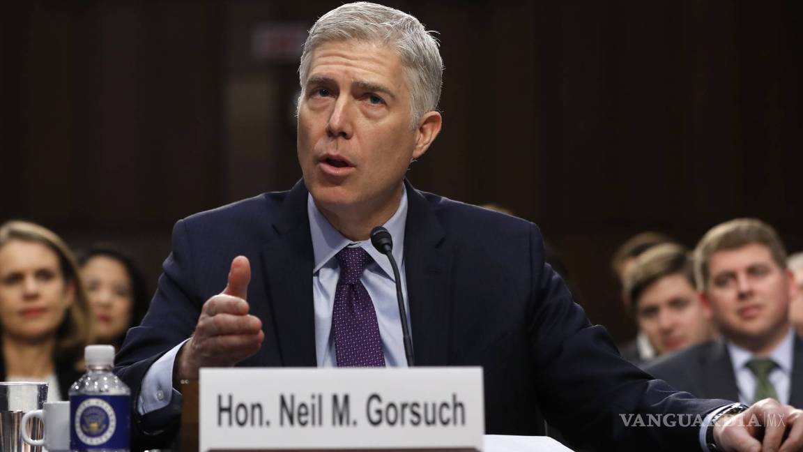 $!Senado de EU confirma a Neil Gorsuch como nuevo juez del Supremo