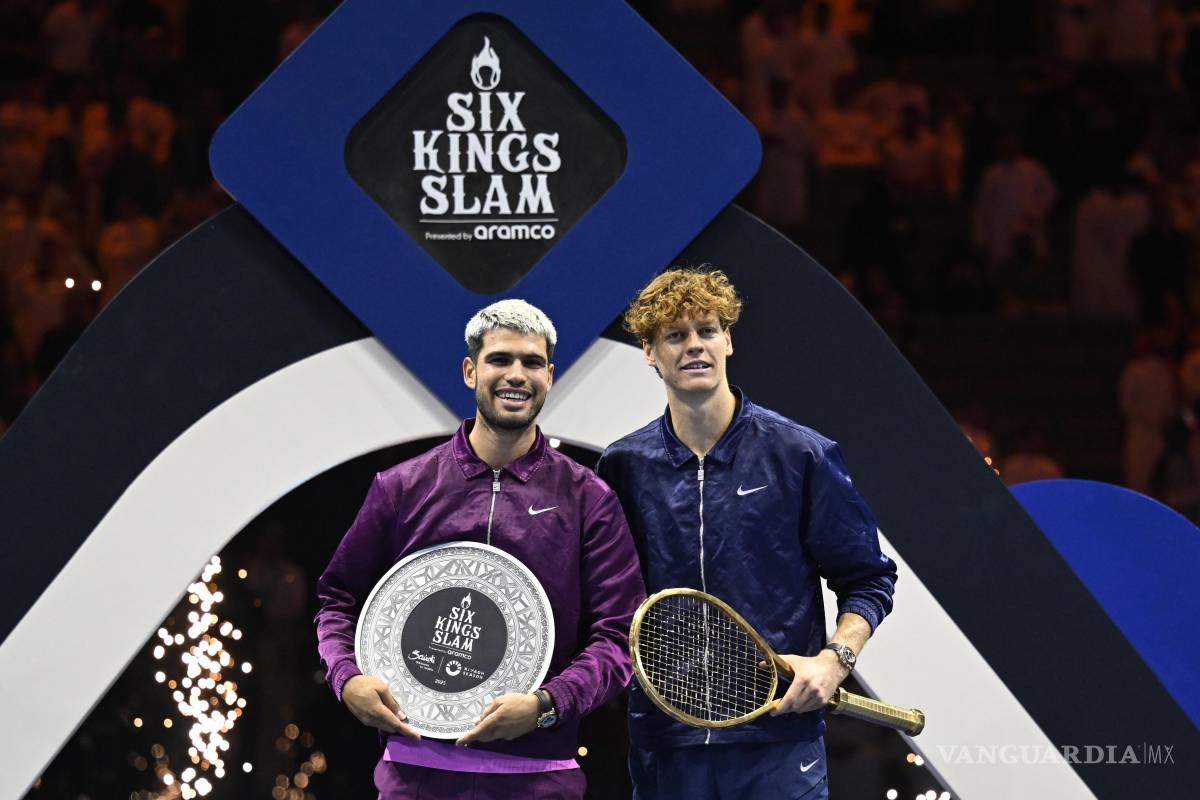 Jannik Sinner vence a Carlos Alcaraz y conquista la Six Kings Slam 2025 en Riad