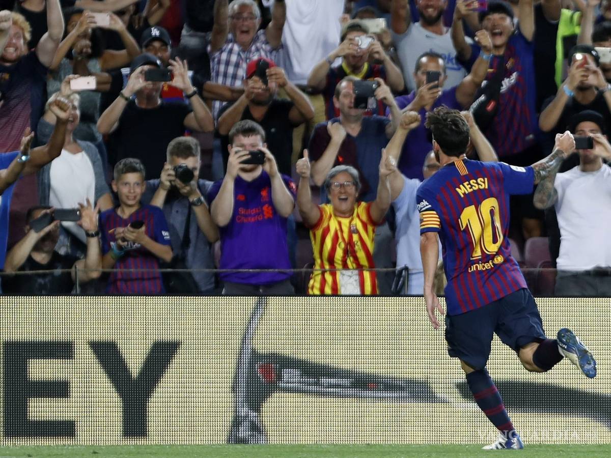 $!Messi anota el gol 6 mil en la historia de La Liga y le da el primer triunfo al Barcelona en la Temporada