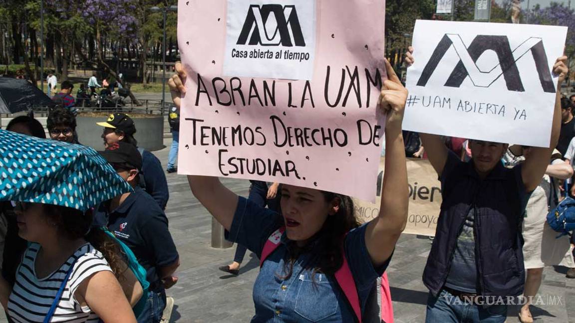 $!La UAM ya tiene 65 días en huelga