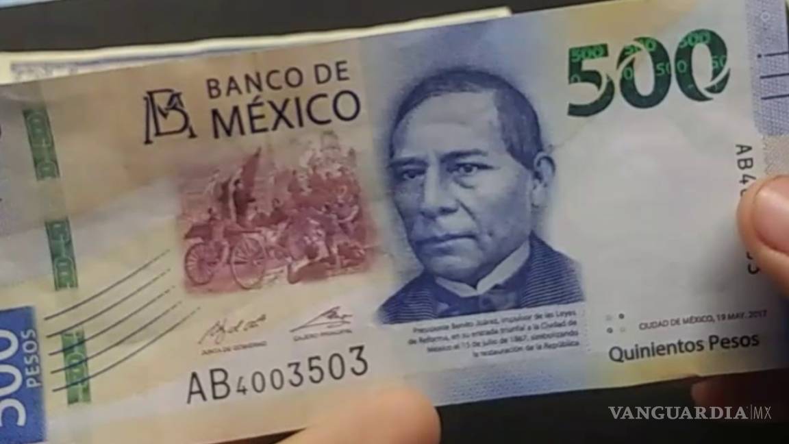 Plantean desaparecer los billetes de 500 y mil pesos