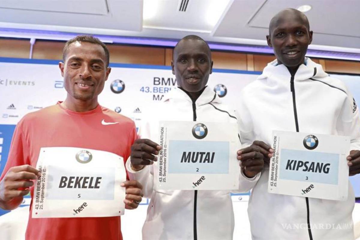 Kipsang busca romper en Berlín nuevo récord mundial de maratón