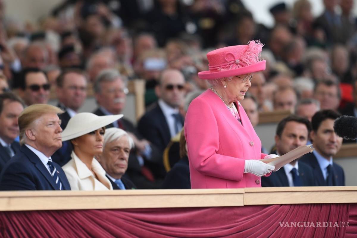 Isabel II y Trump honran a los veteranos del desembarco de Normandía en su 75 aniversario