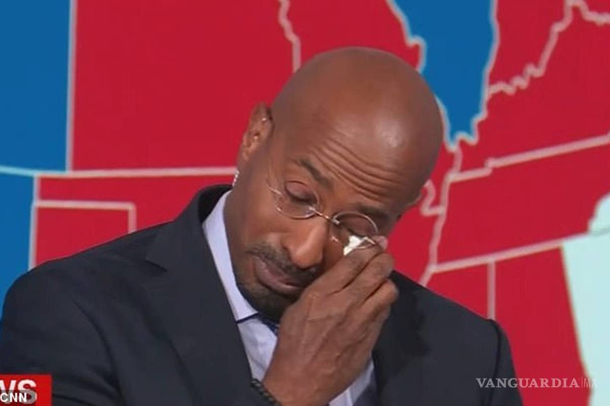 Van Jones de CNN se conmueve hasta las lagrimas por la victoria de Biden contra Trump
