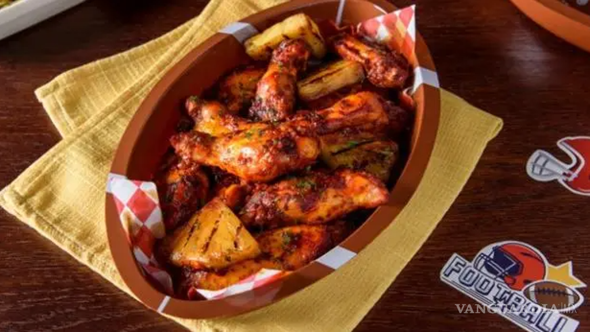 $!Alitas al pastor al horno.