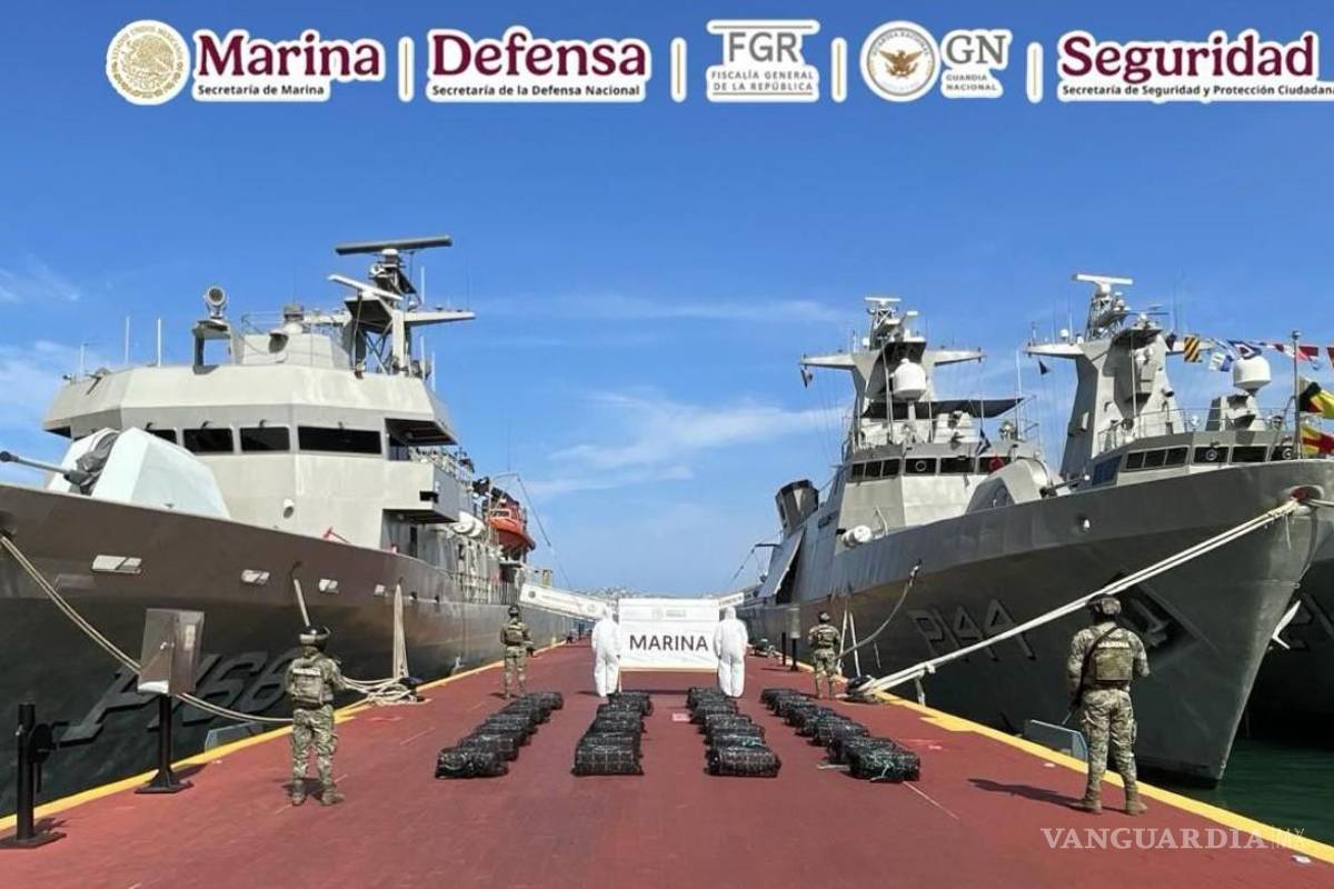 Decomisa Semar 900 kilos de cocaína en costas de Guerrero