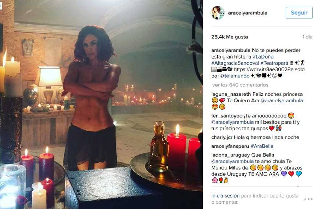 Aracely Arámbula incendia Instagram