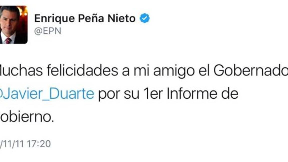 $!¿Y ahora dónde están los amigos de Javier Duarte?