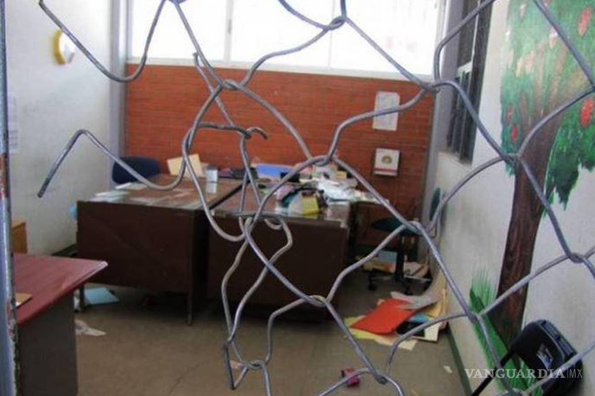 Diez escuelas de Coahuila fueron saqueadas y vandalizadas durante el periodo vacacional