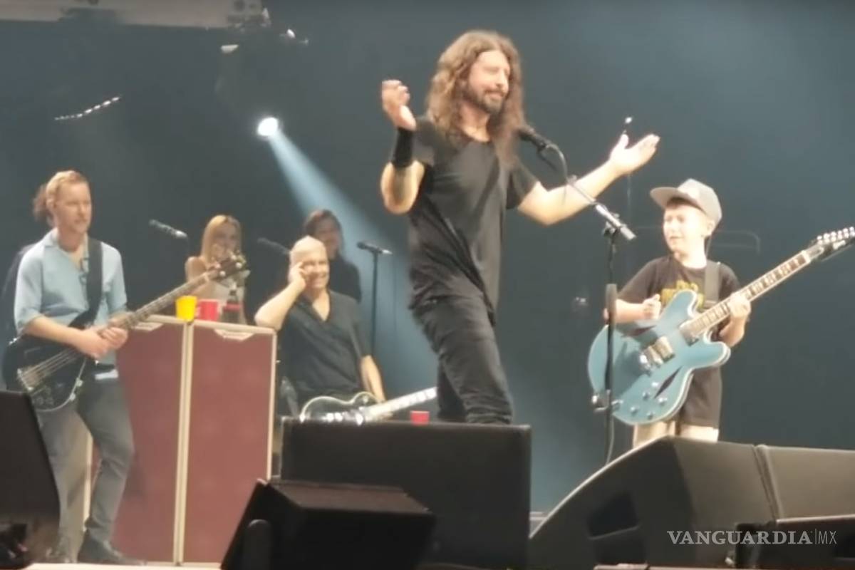 Foo Figthers sube a su escenario a un niño de 10 años para tocar canciones de Metallica