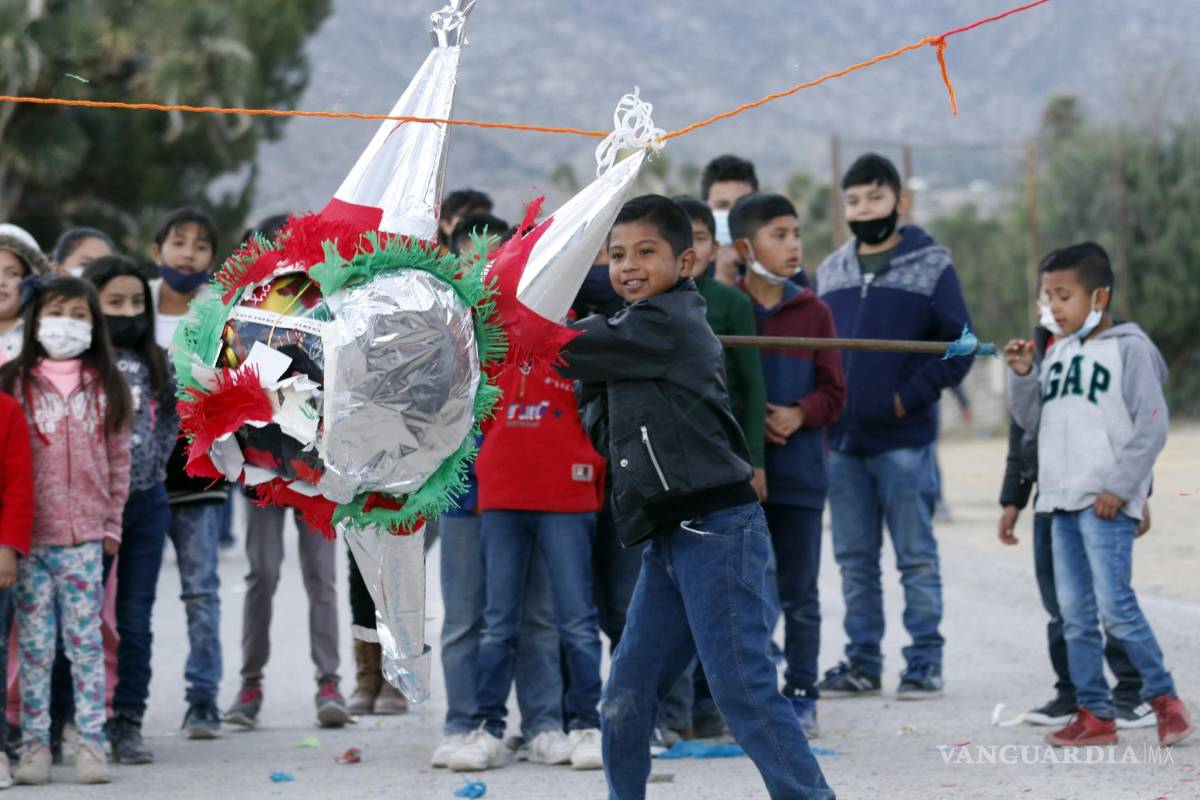 El sueño se hace realidad; regalan saltillenses posada a niños de ejido