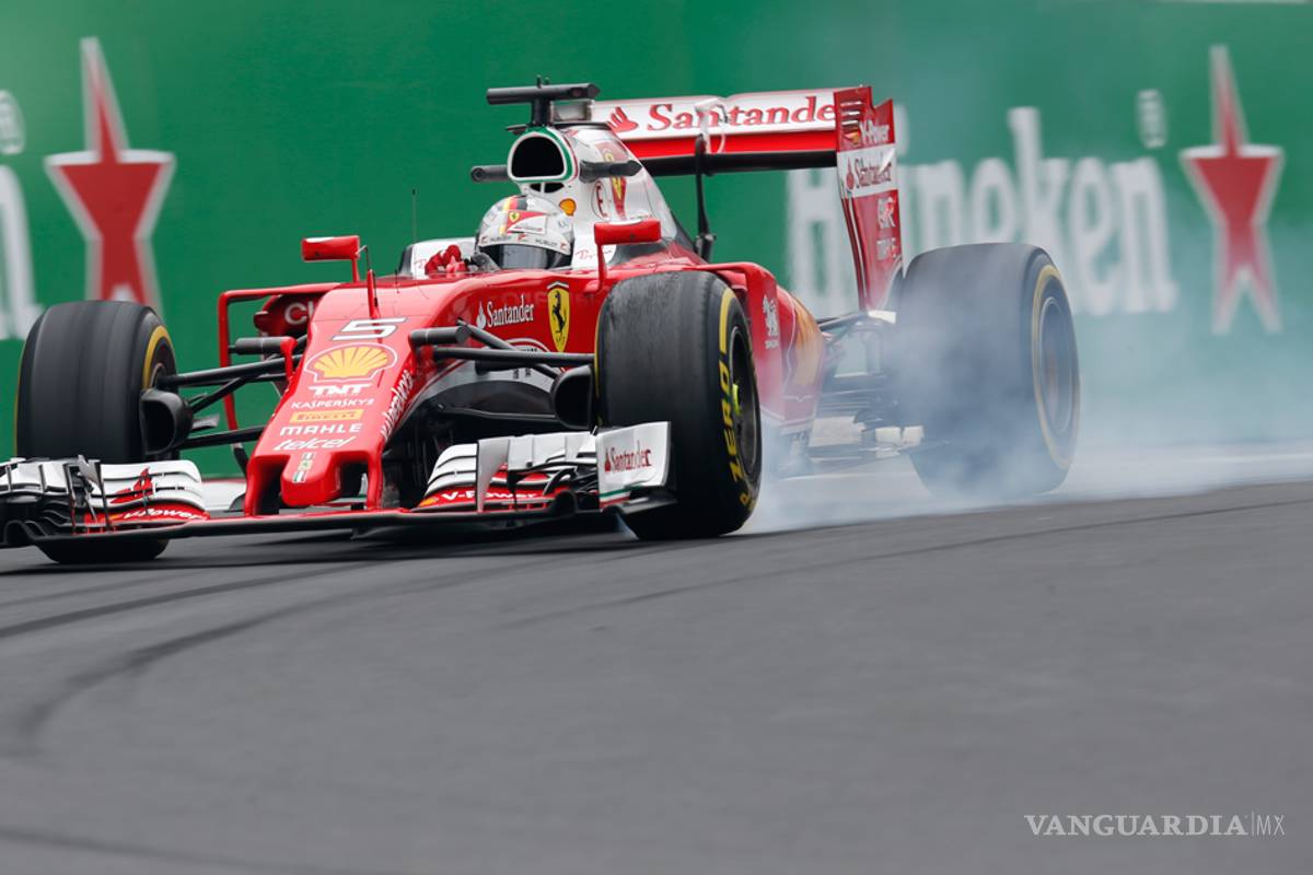 Vettel encabeza prácticas del GP de México