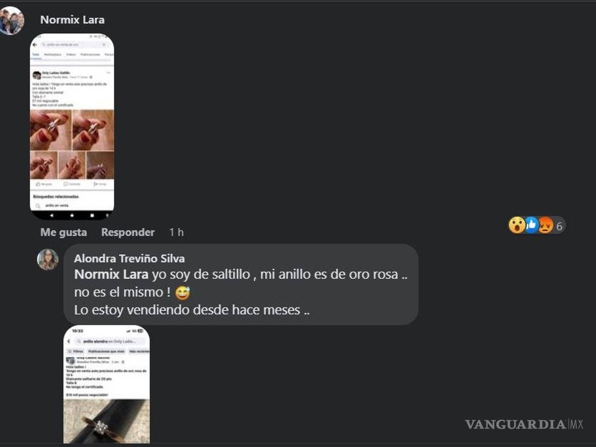 $!Mujeres denuncian a vendedora por ofrecer un anillo similar al reportado como extraviado; sin embargo, todo se trató de una confusión.