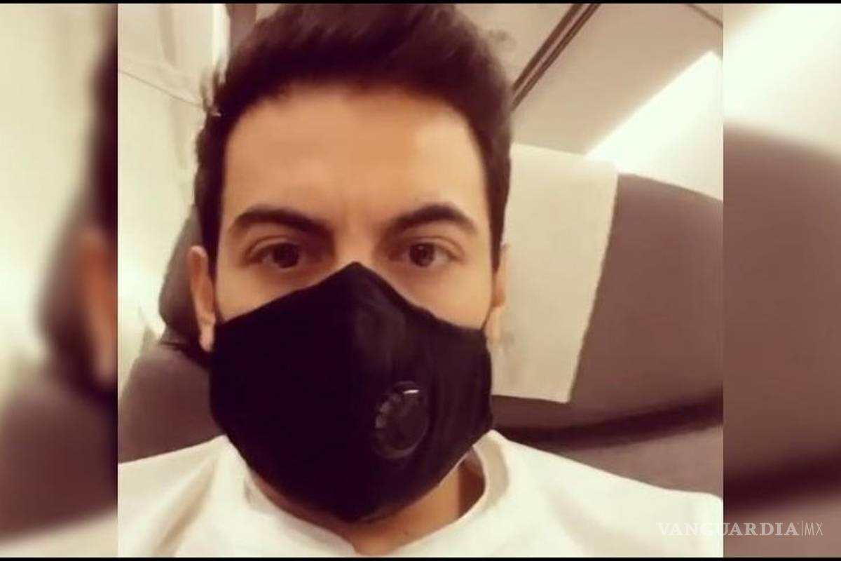 Carlos Rivera asustado por la falta de revisión en el aeropuerto de México ante coronavirus COVID-19