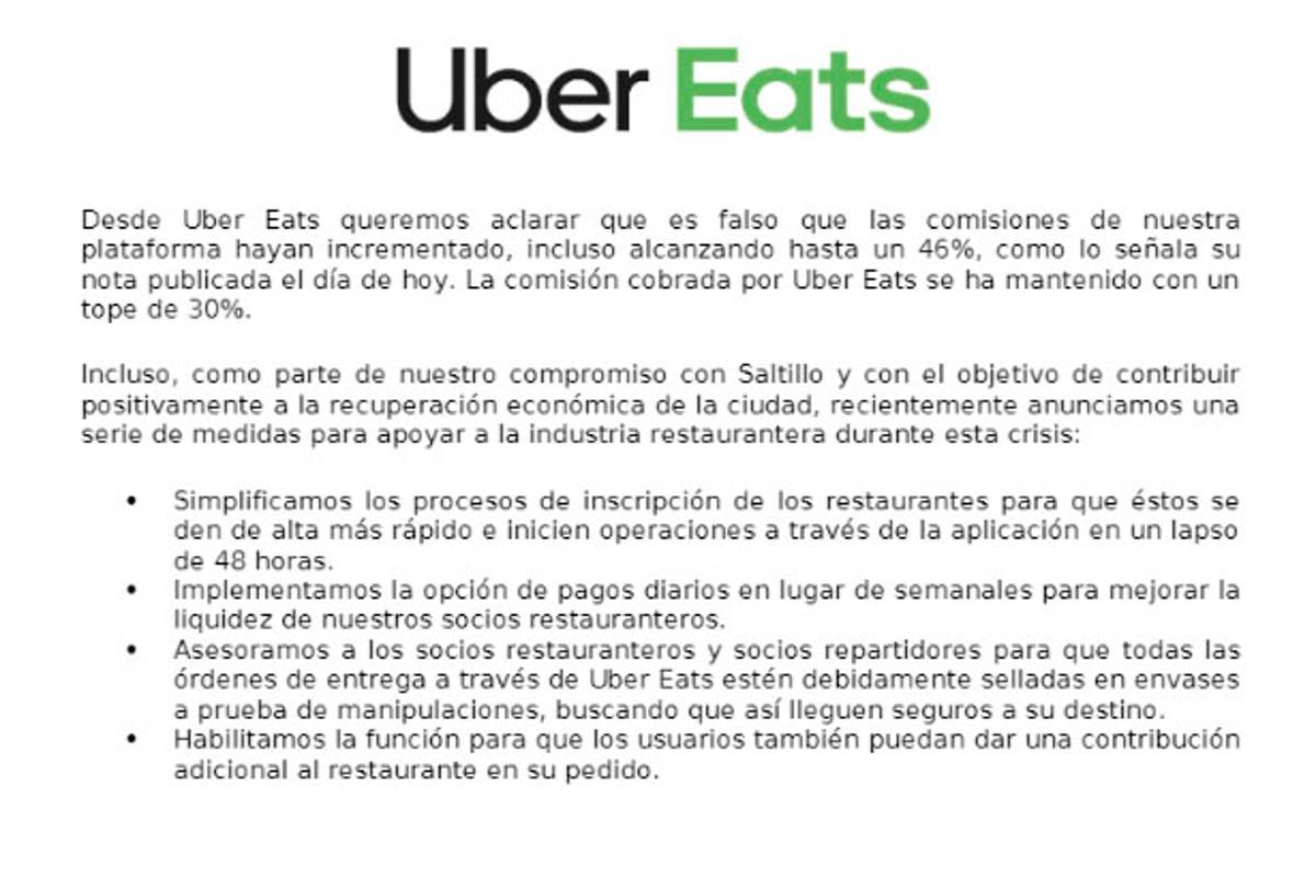 $!Por comisiones abusivas, rompen restauranteros con Uber y Rappi