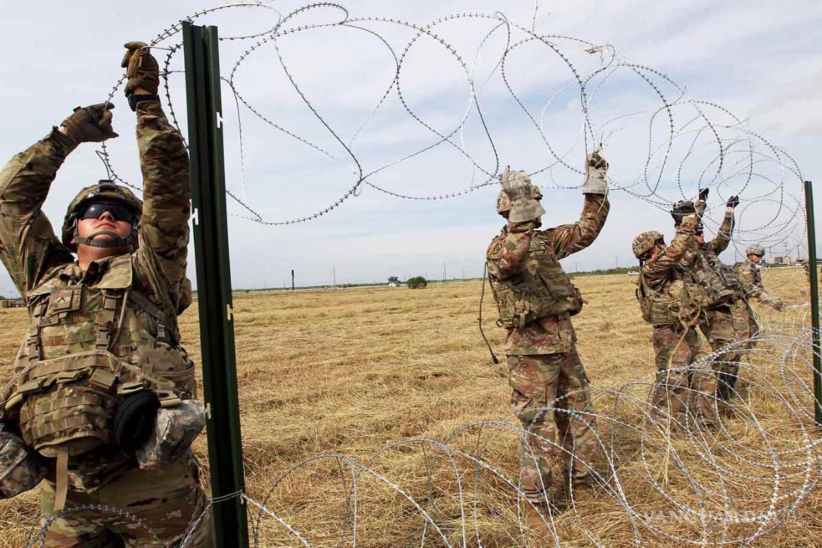 Soldados de EU sólo darán "apoyo" en la frontera