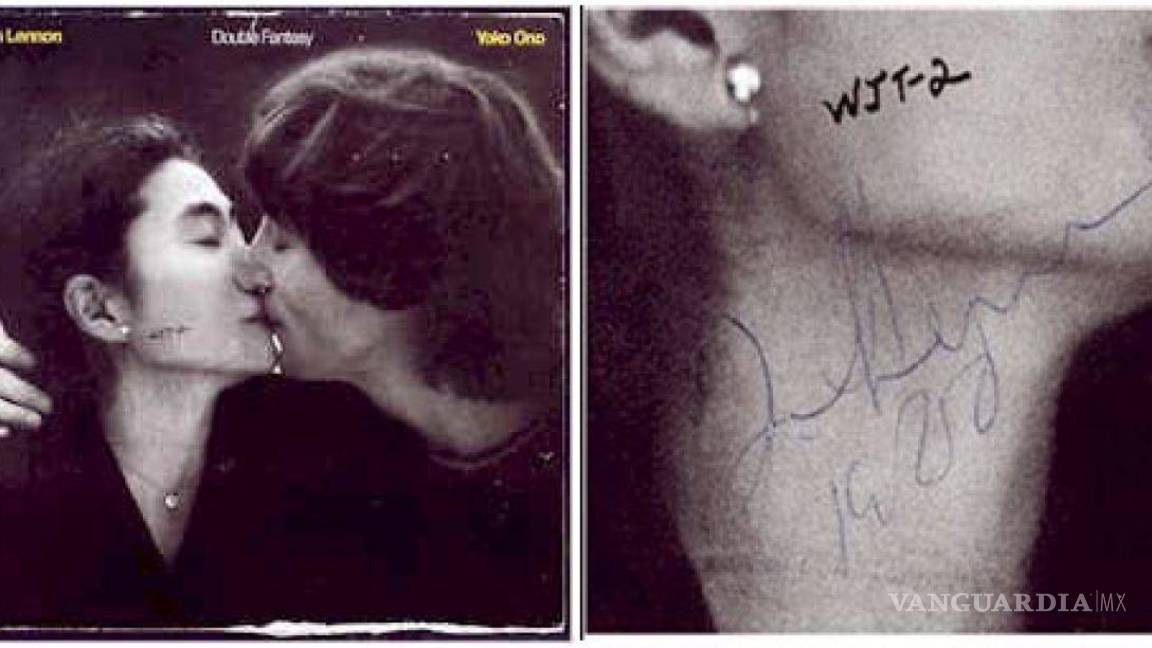 Ponen en venta el disco que John Lennon firmó a su asesino
