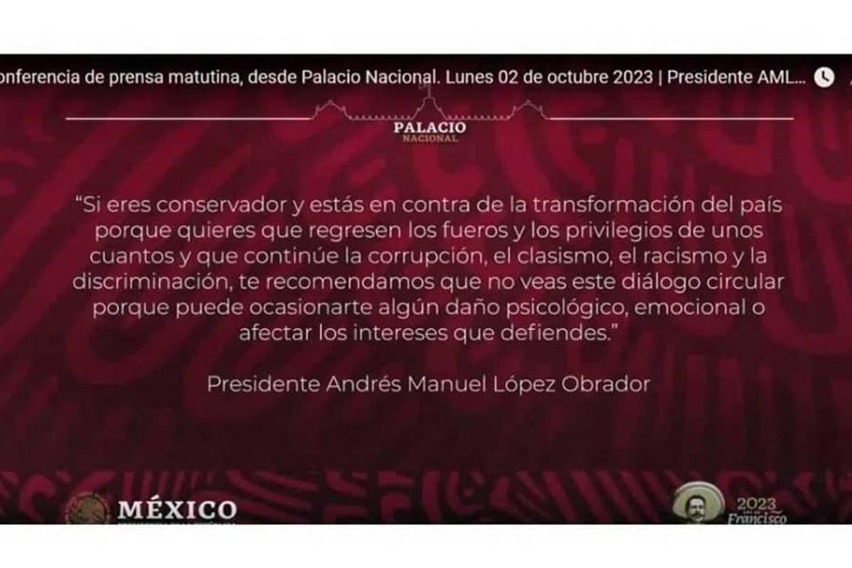 $!No viene al caso el ‘posdata’ de AMLO en ‘La Mañanera’: CNLE