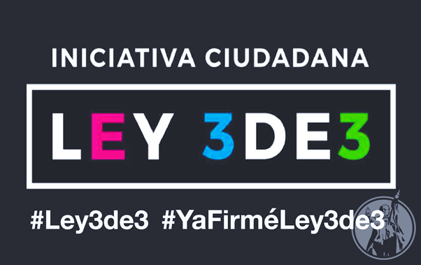 Va iniciativa ‘3 de 3’ al Congreso: reúne 120 mil firmas necesarias