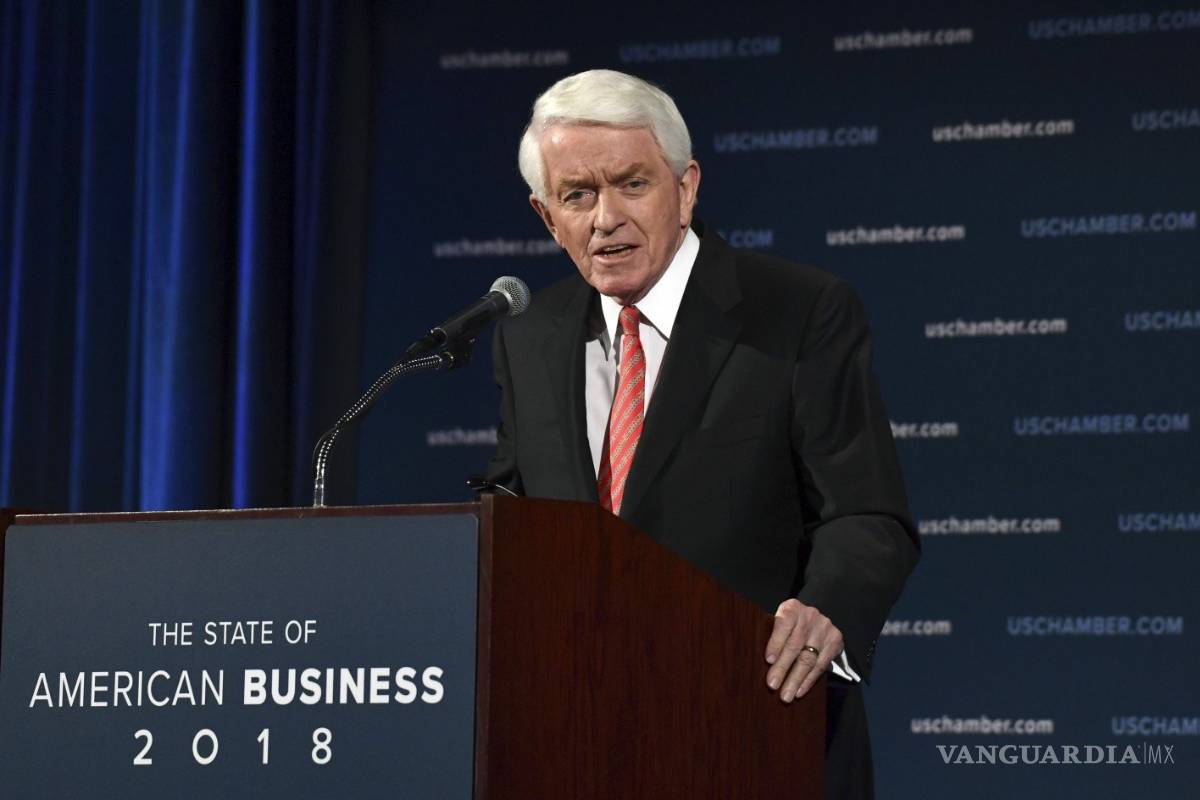 Va la Cámara de Comercio de EU contra los aranceles de Trump