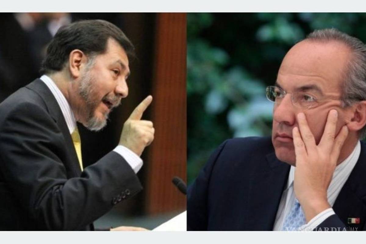 &quot;Donde, cuando y cómo quieras&quot;: Noroña reta a Felipe Calderón a debatir