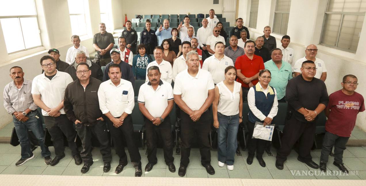 $!Personal de vigilancia recibió capacitación en normatividad, protocolos y prevención de incidentes.