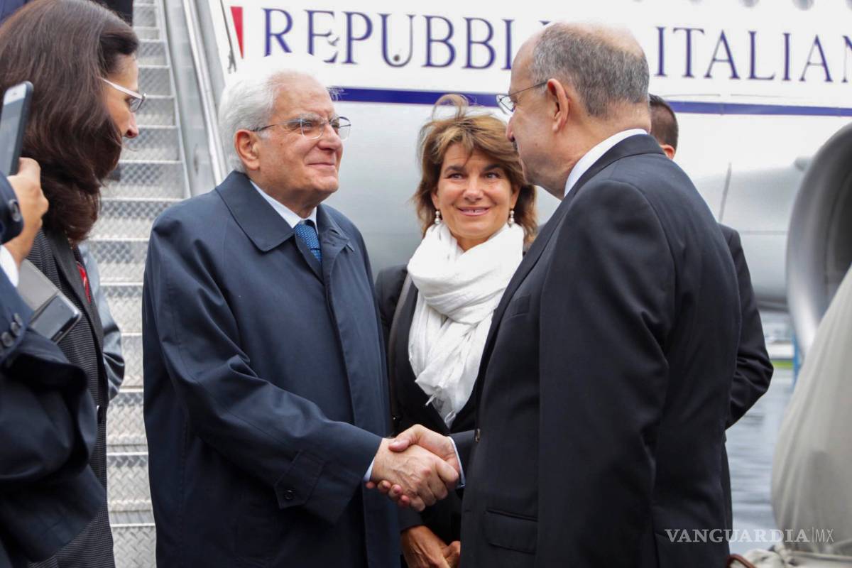 Presidente de Italia llega a México