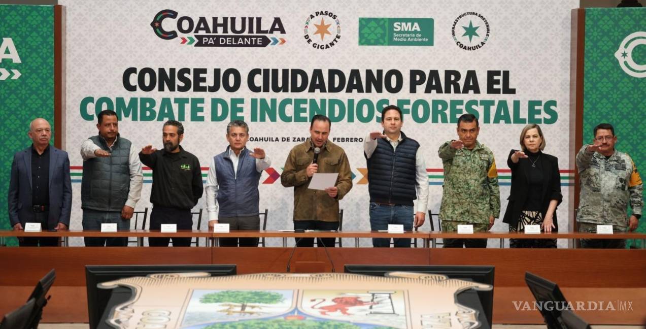 $!Gobernador Manolo Jiménez durante la presentación del plan de combate a incendios forestales.