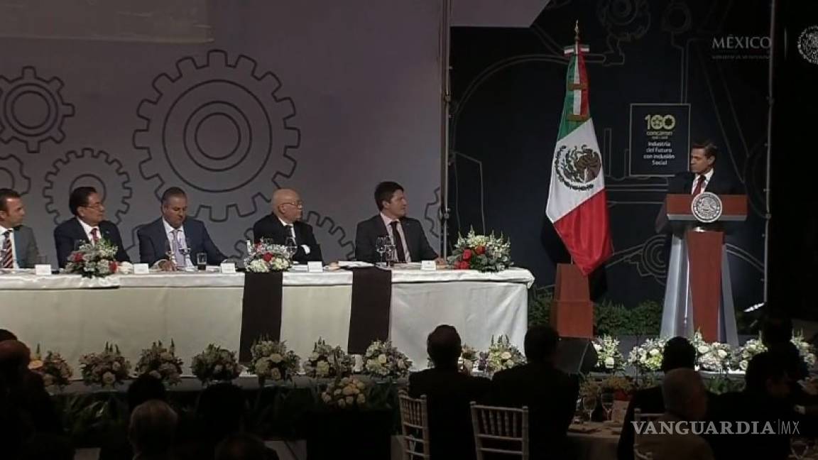 Desigualdad se elimina con mayor crecimiento económico: Peña Nieto