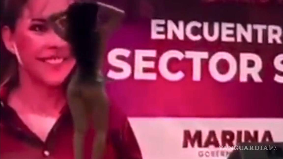 ‘Denigra a todas las mujeres’: cuestionan aparición de bailarina durante evento de Marina Vitela en Durango (video)