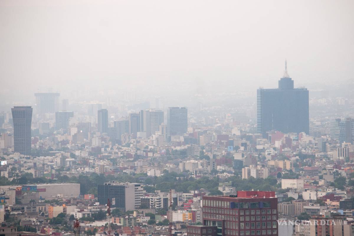 Continúa mala calidad del aire en el Valle de México