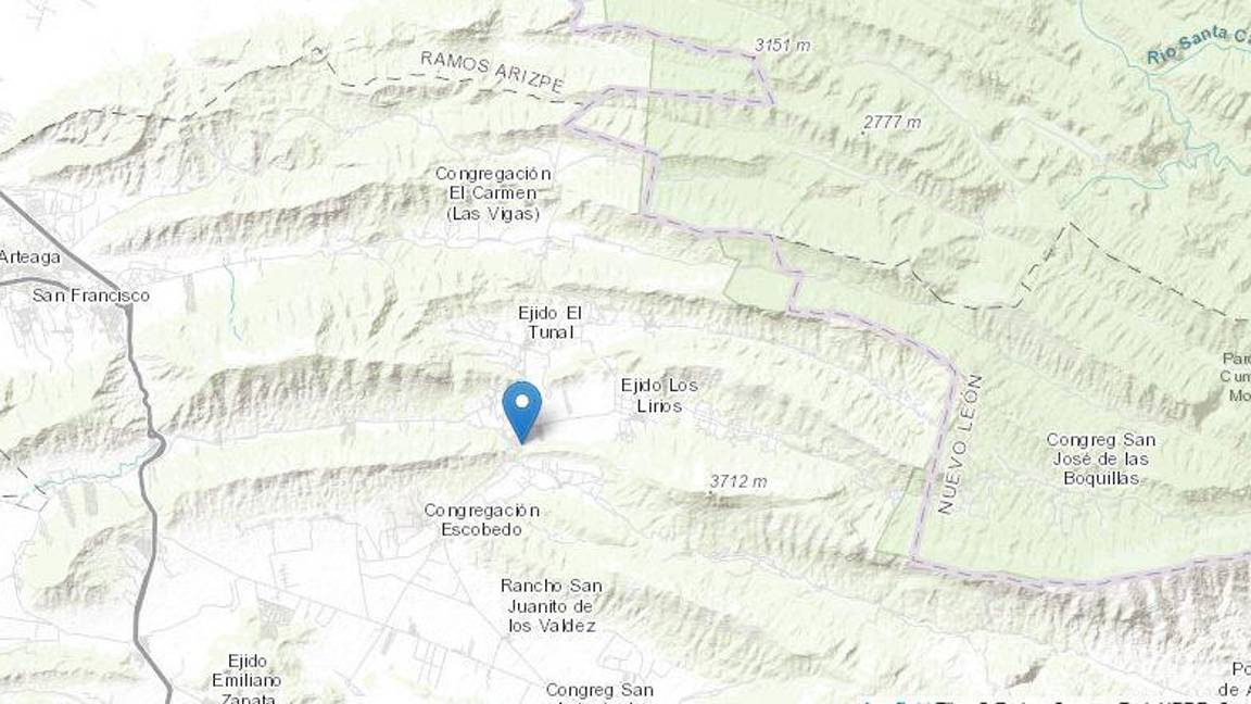 $!El incendio forestal ha sido detectado en el territorio de Campestre los Andes, en Coahuila.