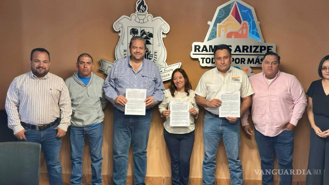 Ramos Arizpe firma contrato colectivo con el Sindicato de Trabajadores