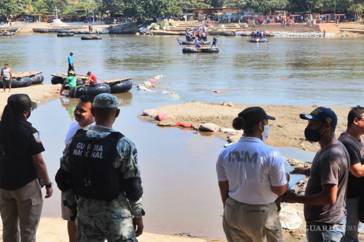 México aumenta seguridad en frontera sur, despliega agentes migratorios